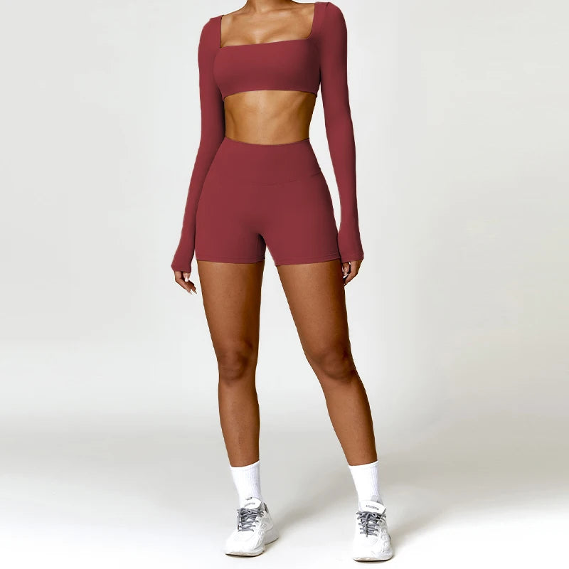 Luna Motion Set - Short and Long-sleeve Top