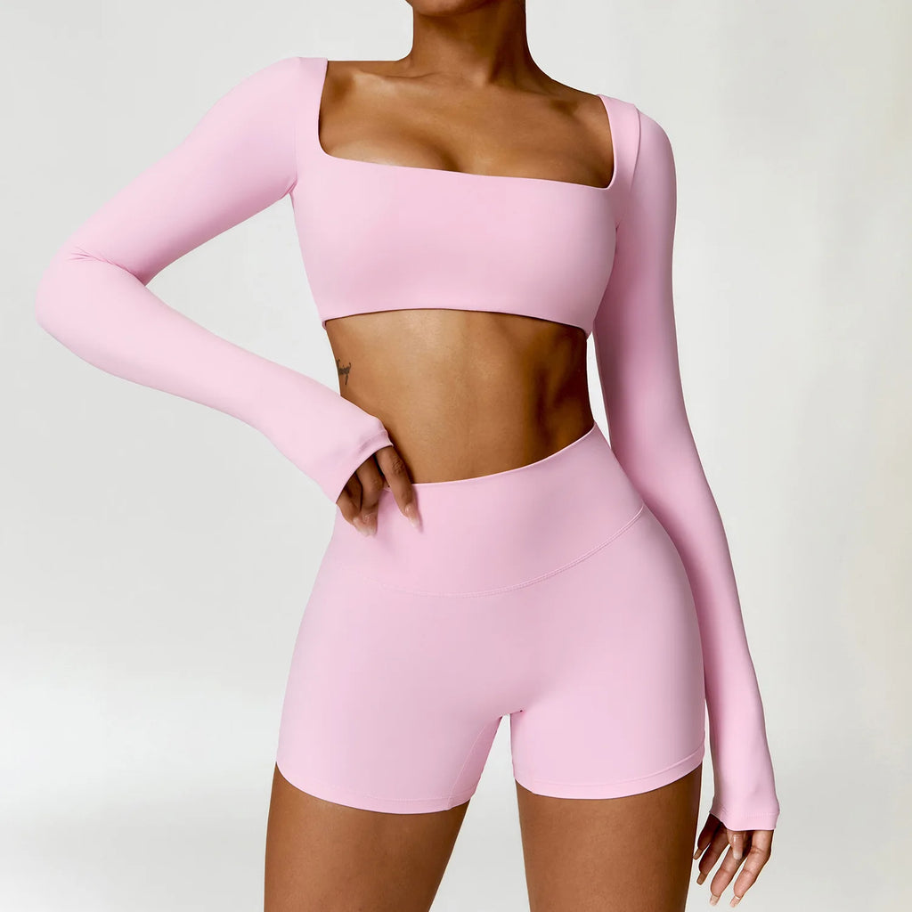Luna Motion Set - Short and Long-sleeve Top
