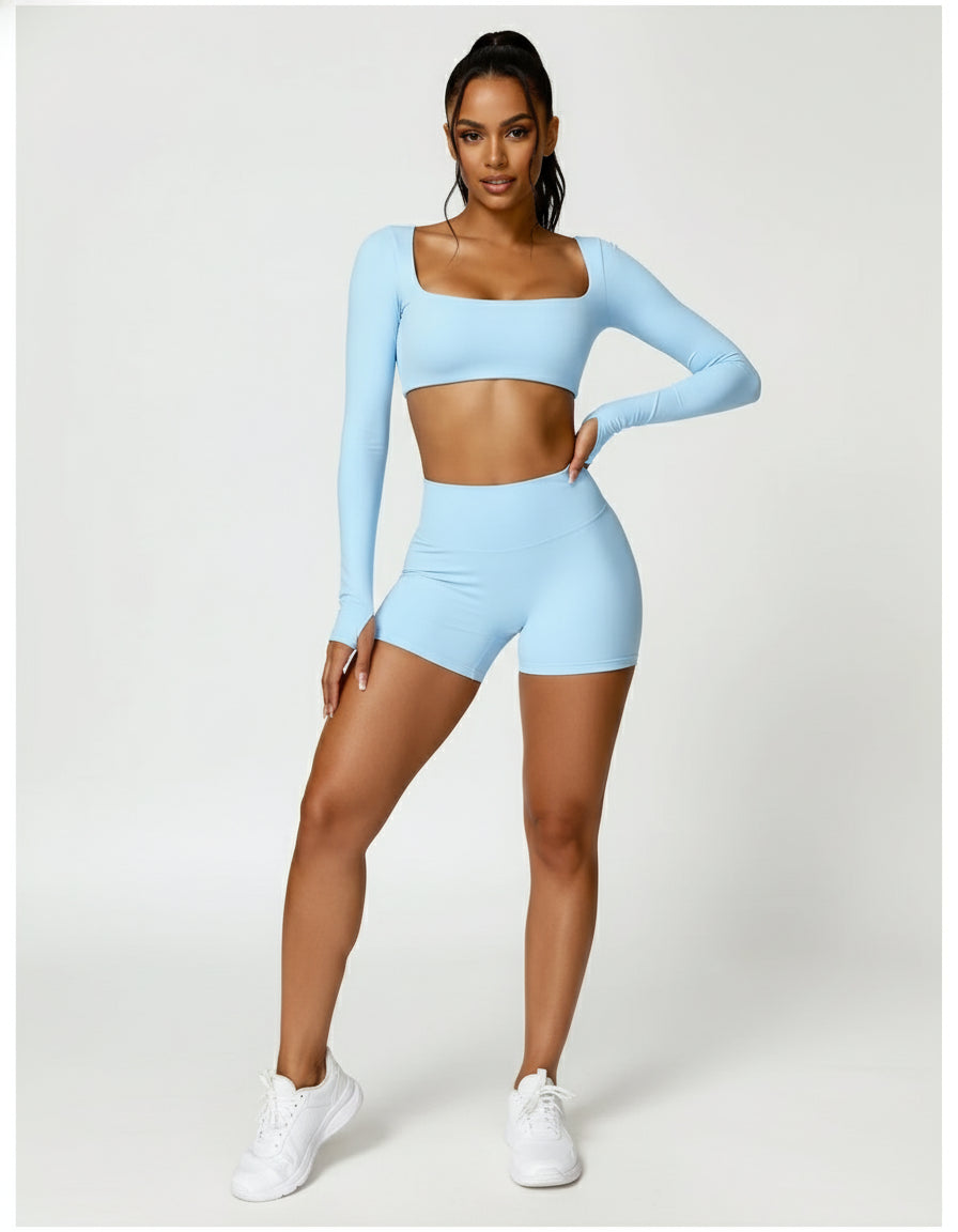 Luna Motion Set - Short and Long-sleeve Top