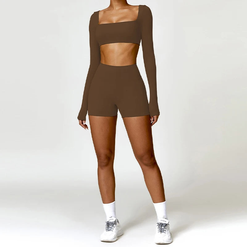 Luna Motion Set - Short and Long-sleeve Top